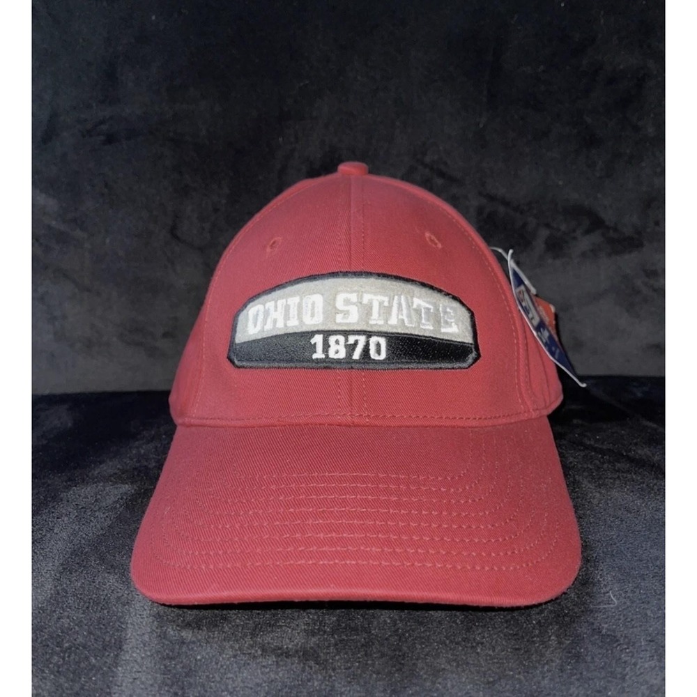 Ohio State Buckeyes Hat Cap Strap Back Mens One Size Red NCAA College The Game